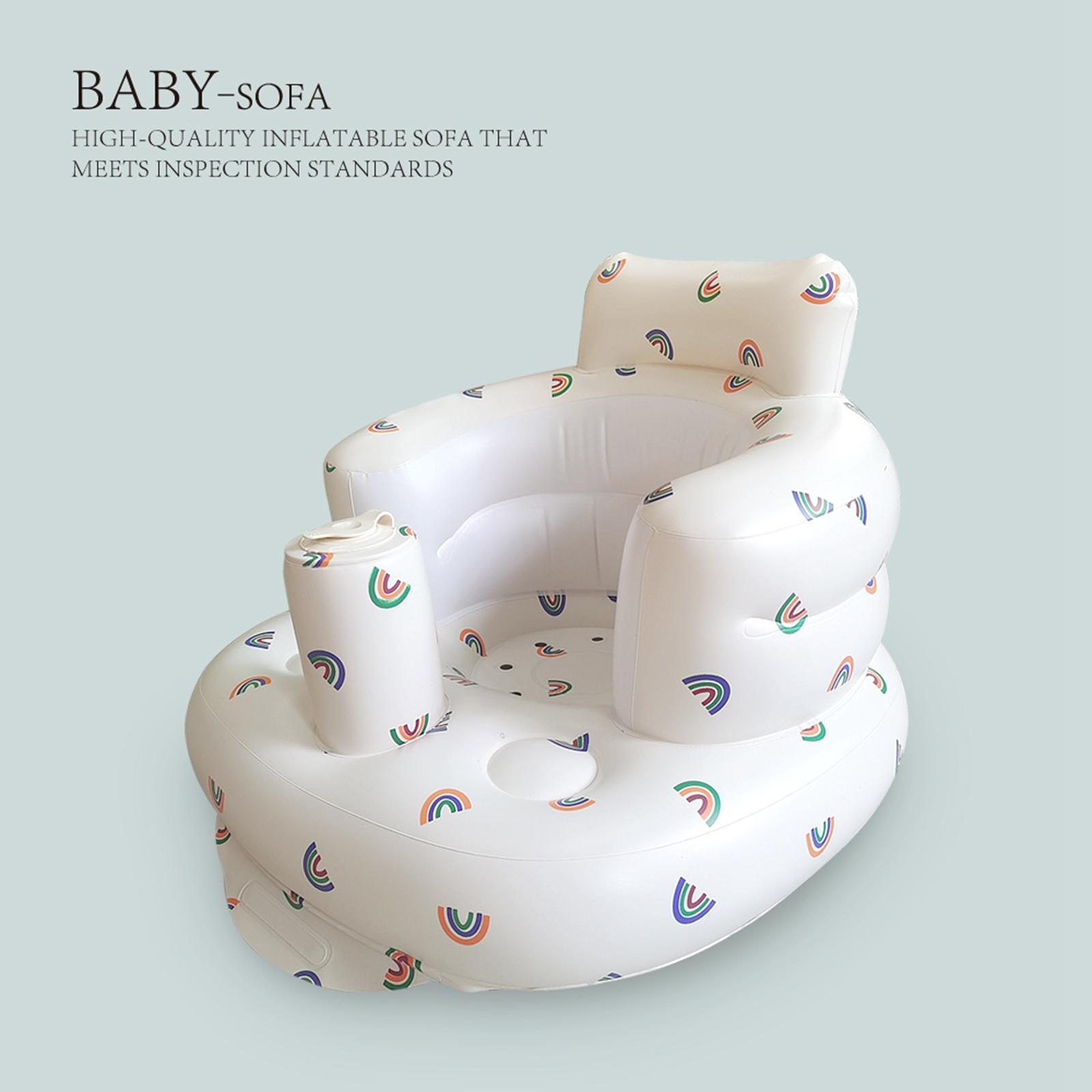 Baby Inflatable Seat Learning Sitting for Travel Pool Toys Babies 3