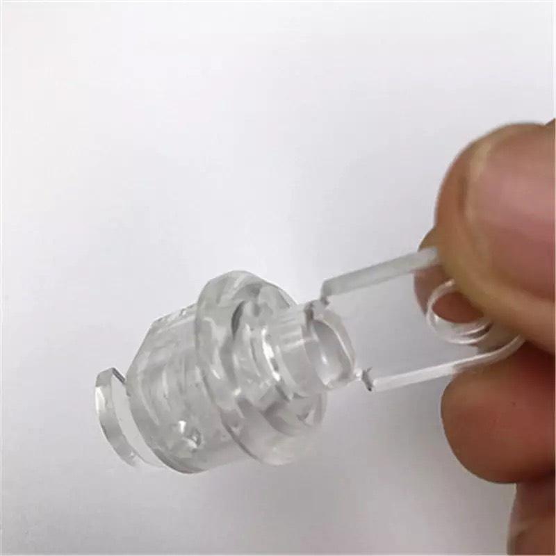 Ổ khóa và chìa khóa trong suốt bằng mica dùng làm hộp, thùng phiếu mica