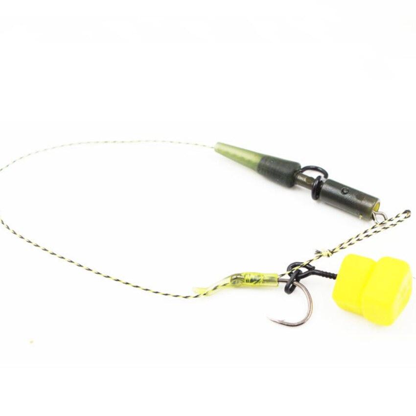 10/20/30Pcs Fishing Hair Tackle Accessories Fishing Boilie Screw Bait Tool Fishing Bait Ring Swivel Chod Rigs Carp
