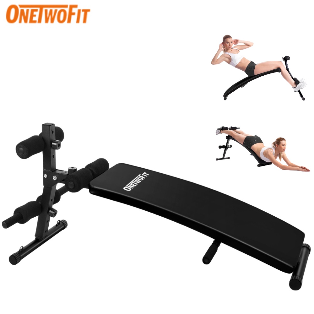 OneTwoFit Ghế tập bụng,máy tập cơ bụng đa năng tại nhà giúp tạo cơ giảm mỡ hiệu quả OT085