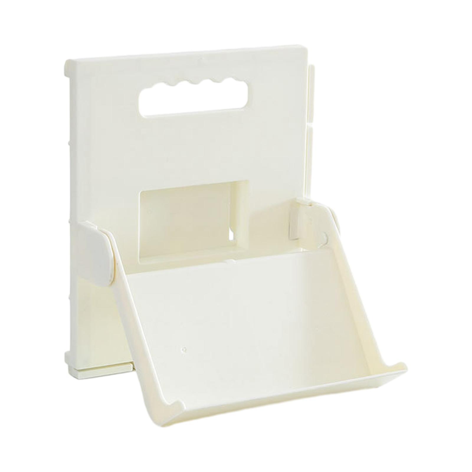 Shoe Storage Rack Shoe Organizer Wall Mount, Stackable Hanger Punch Free Narrow Shoe Shelf Folding Shoe Rack for Garage Door Bathroom Hallway