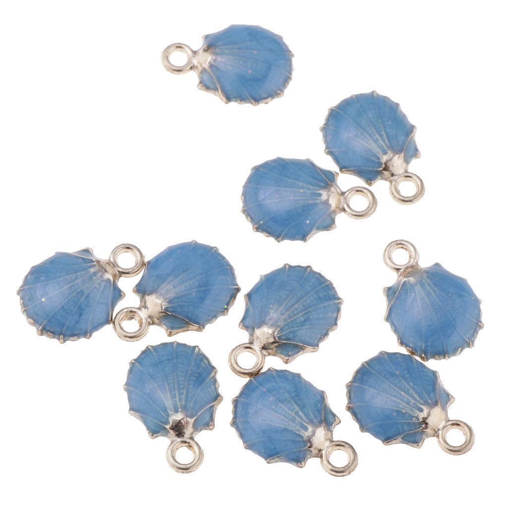 10 Pieces Alloy Charms Pendants for Jewelry Making Crafting
