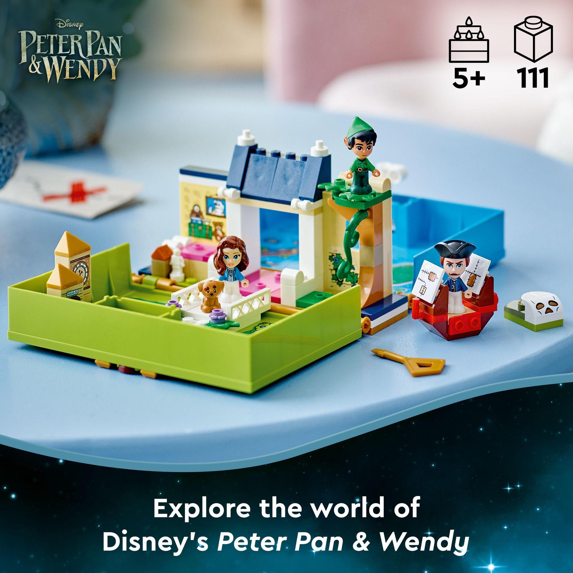 LEGO Disney Princess 43220 Cuộc Phiêu Lưu Của Peter Pan và Wendy (111 chi tiết)