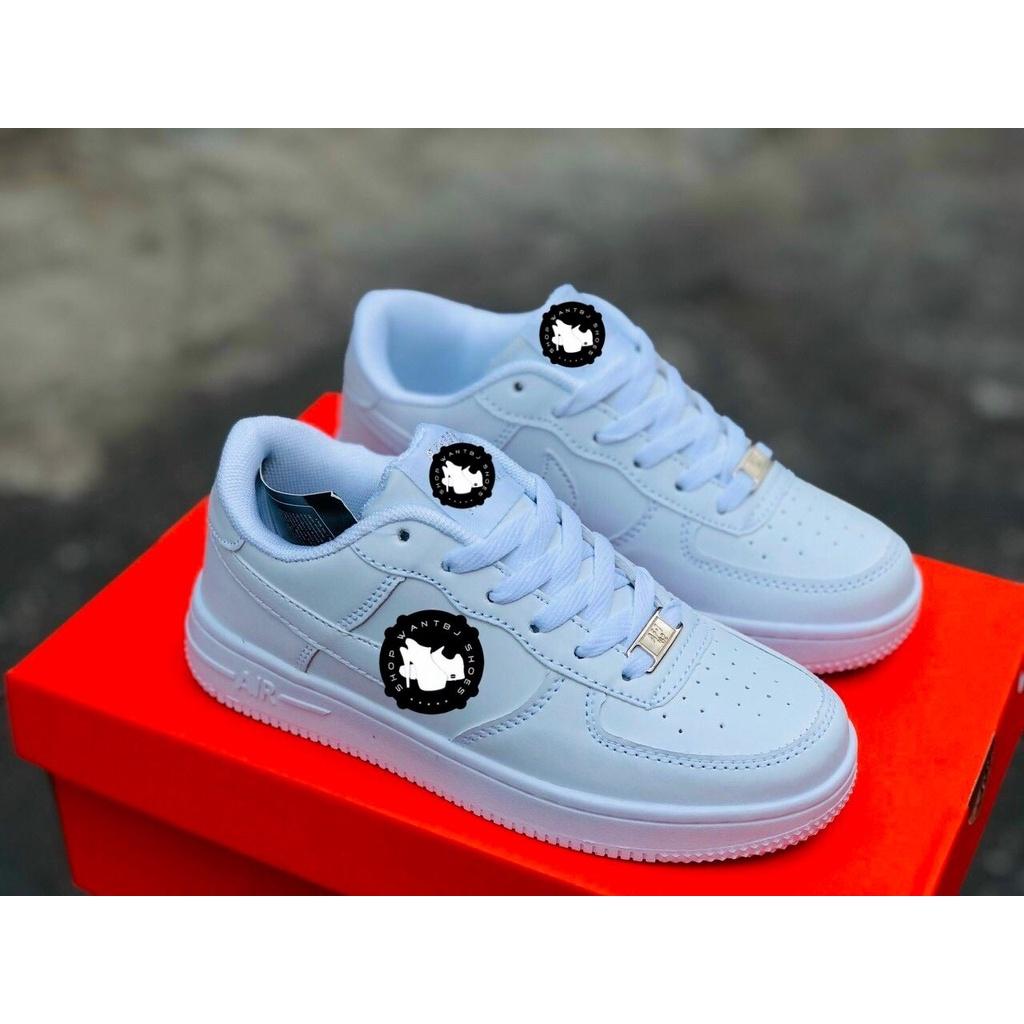 Giày sneaker nam và nữ, giày bata AF1 màu full trắng full box size 36 đến 44 SNAF1F1