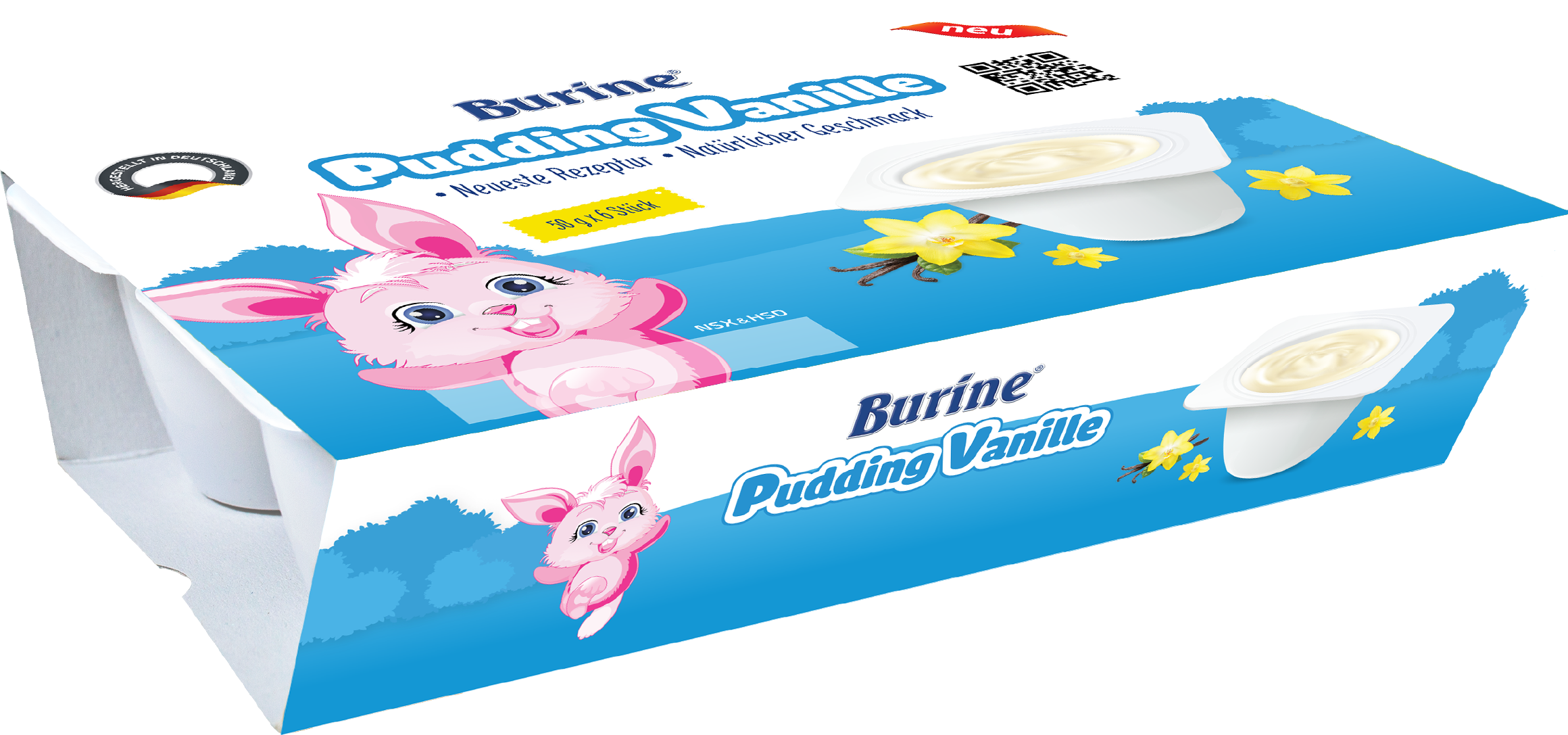 Pudding ăn dặm Burine Vị Vani - Nhập khẩu Đức dành cho trẻ từ 6 tháng tuổi