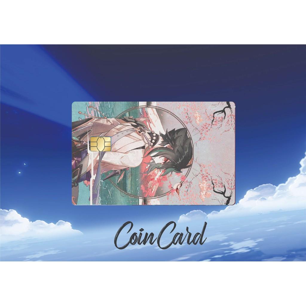 Sticker / Miếng dán Thẻ ATM, Thẻ Ghi nợ, Tín dụng hình GENSHIN IMPACT Xiao