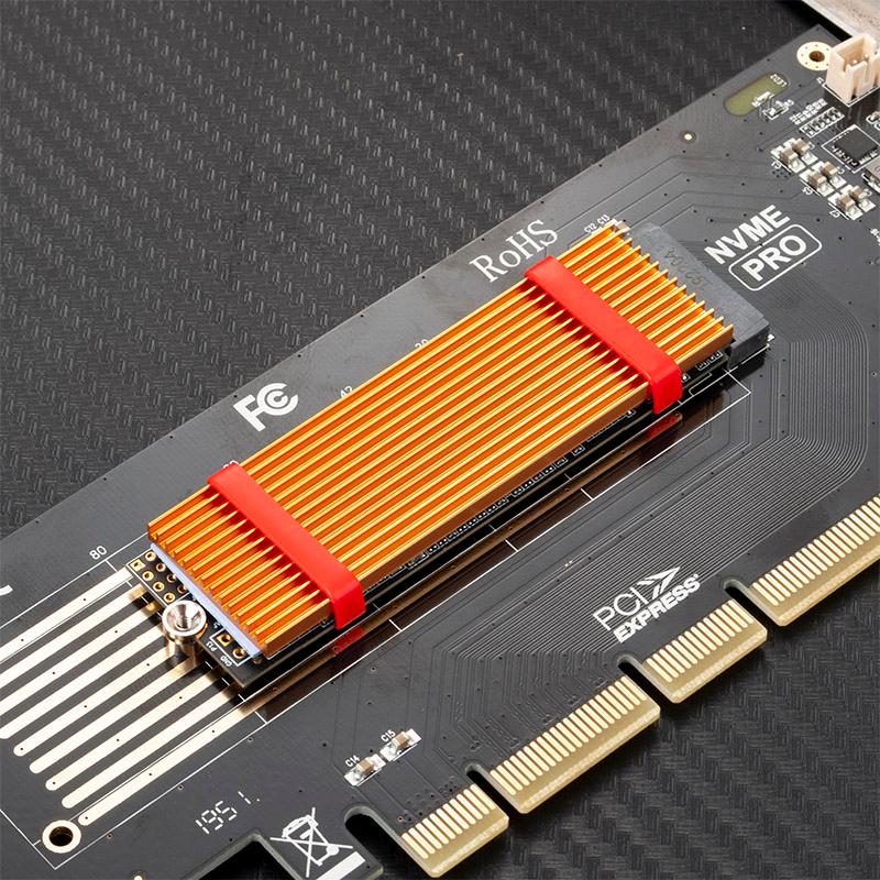 JEYI M.2 SSD NVME tản nhiệt M2 2280 trạng thái rắn đĩa cứng Nhôm Nhất Thanh Long với nhiệt độ silicone nhiệt PS5 máy tính để bàn