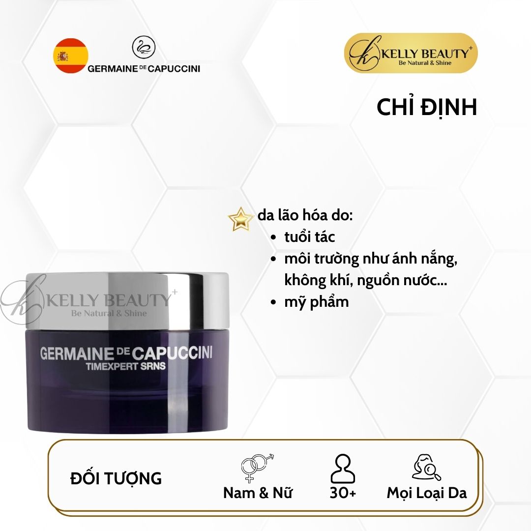 Kem Chống Lão Hóa Da Timexpert SRNS Intensive Recovery Cream - Germaine de Capuccini | Kelly Beauty