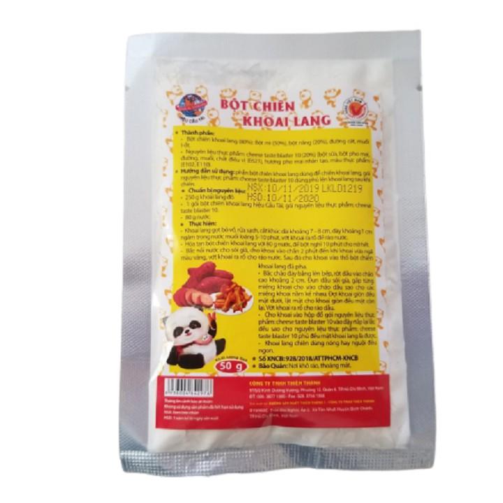 Bột chiên khoai lang có vị phomai thơm ngon