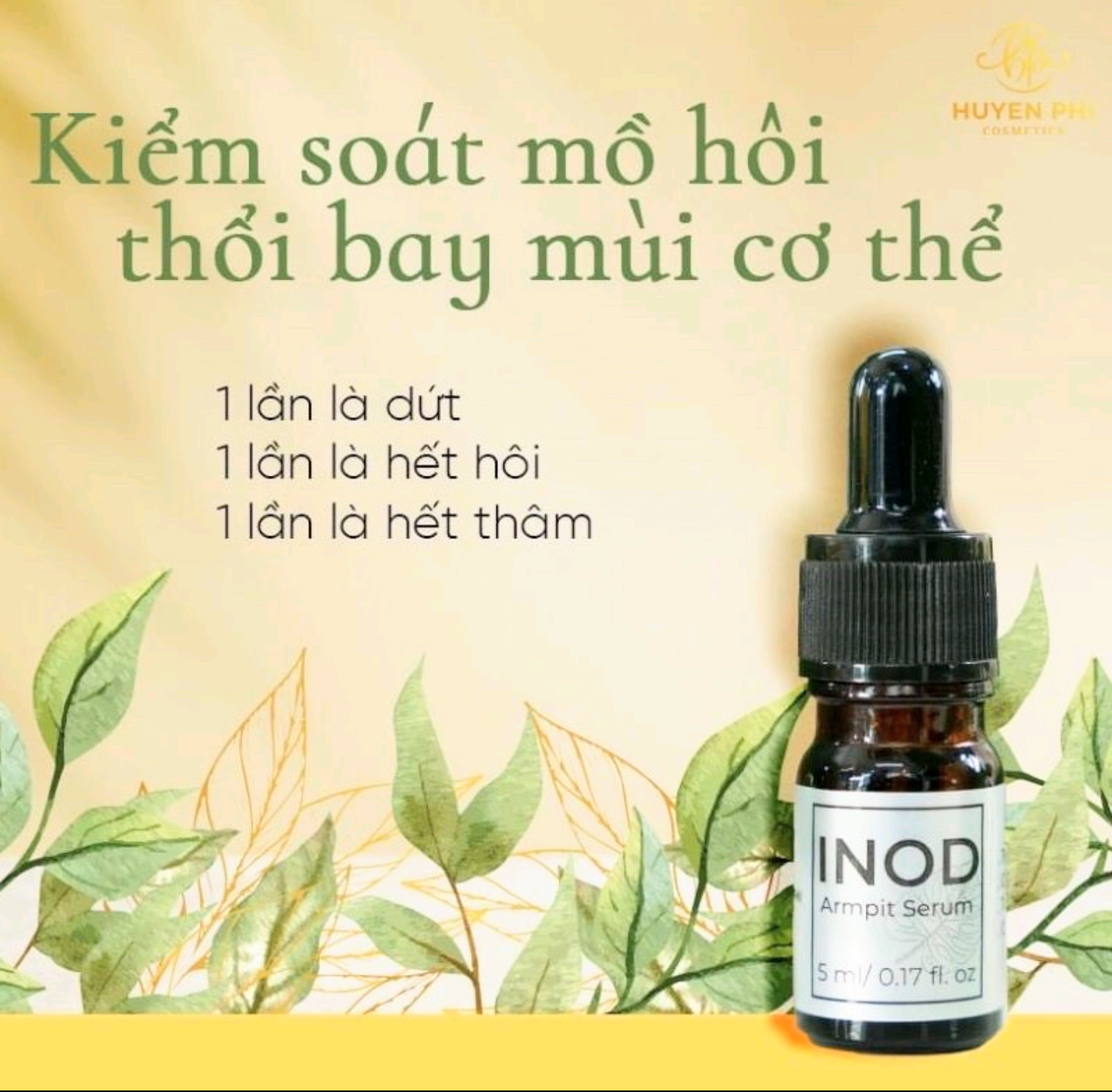 CHAI KHỬ MÙI HÔI NÁCH HÔI CHÂN SERUM INOD HUYỀN PHI LOẠI BỎ MÙI HÔI HOÀN TOÀN HÀNG SỐ 1 TẠI VIỆT NAM