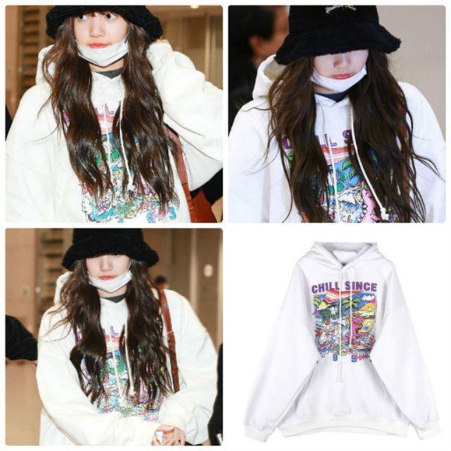 Áo hoodie goyangi Unisex LISA oversize phong cách hàn quốc