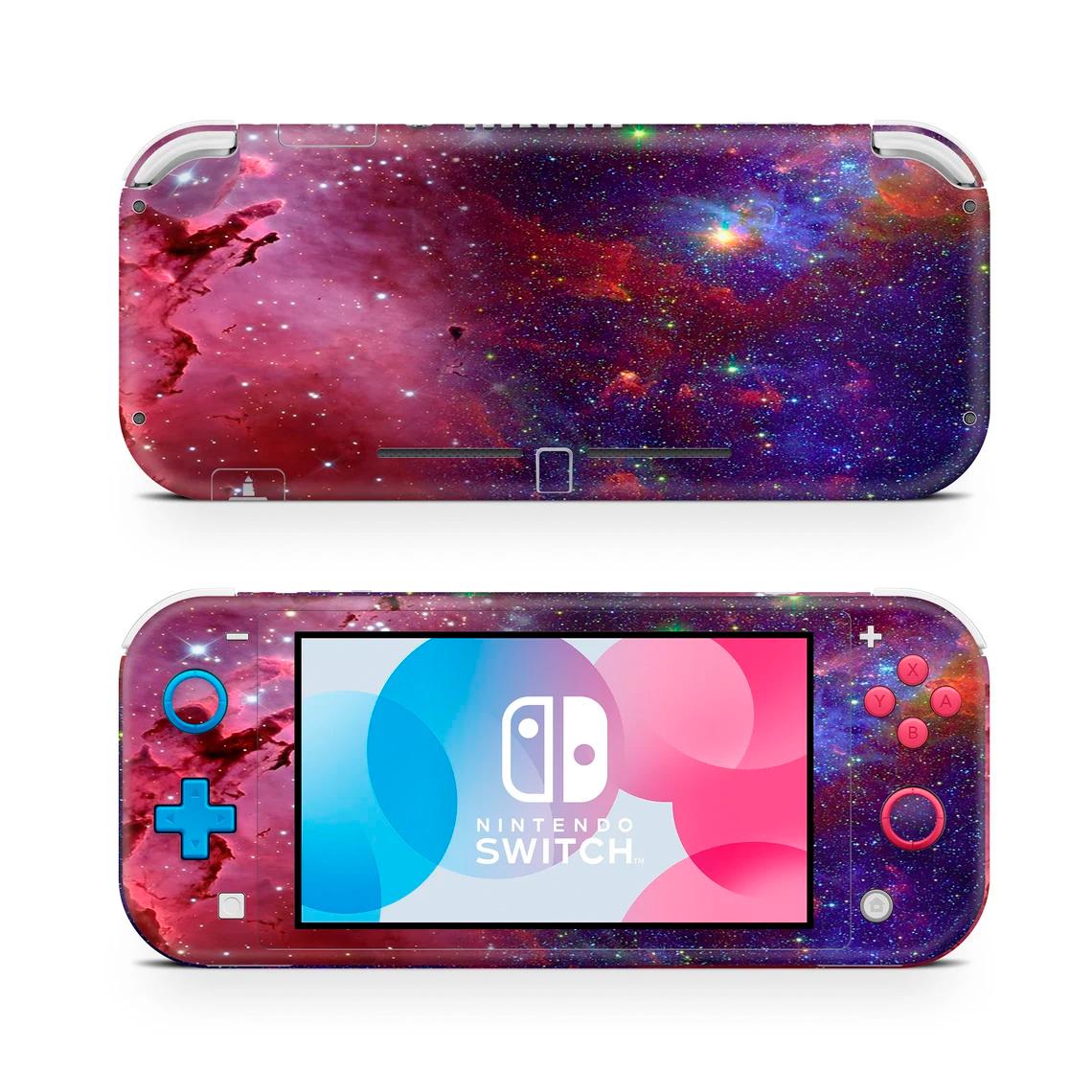 Skin decal dán Nintendo Switch Lite mẫu không gian (dễ dán, đã cắt sẵn)