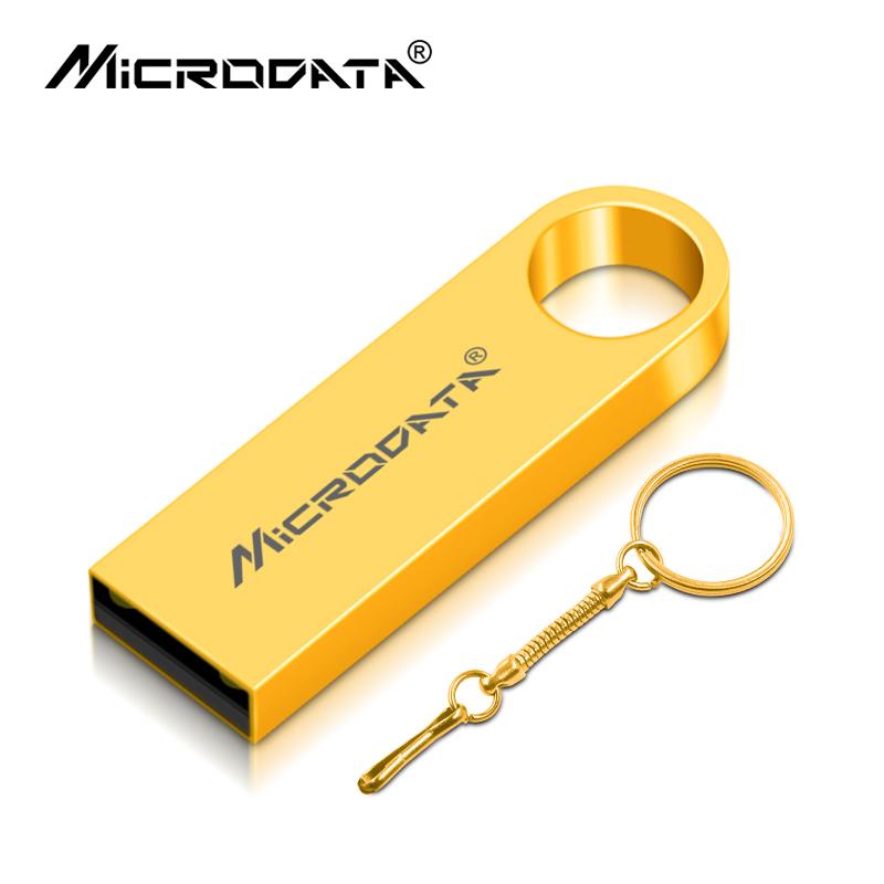 Ổ đĩa flash USB kim loại 64GB 32GB 16GB 8GB 4GB PEN Ổ đĩa di động 128GB 256GB 512GB USB 2.0 USB Storage lưu trữ đĩa flash với chìa khóa