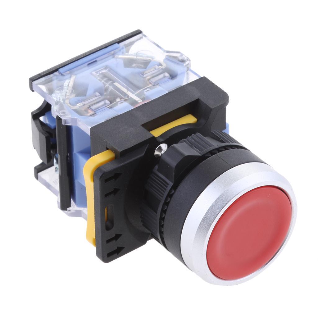 New 660V 10A Self-Locking Push Button Switch 22mm Mounting IP54 Waterproof