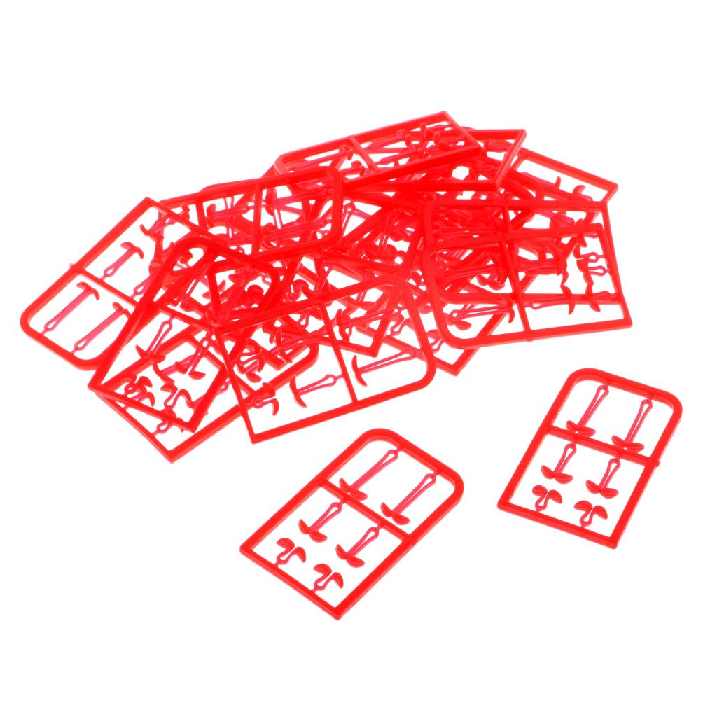 120Pcs Carp Hair Rig Fishing Bait Boilie Stops Plastic V Stopper