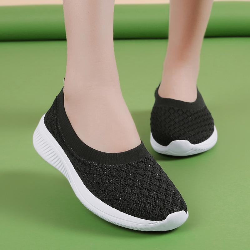 Giày Thể Thao Đế Bằng Siêu Nhẹ Size 35-42 Cho Nữ