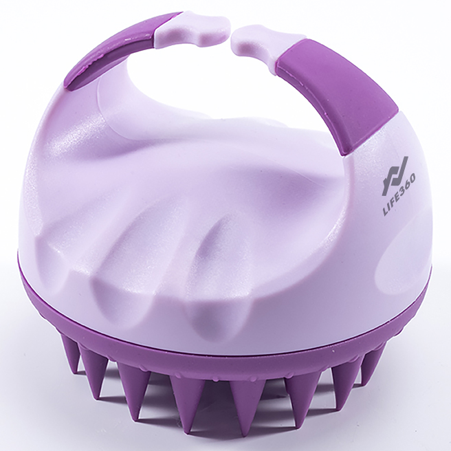 Lược gội đầu silicone Life360 LE-LGD22 - Massage da đầu, giảm ngứa, giảm gàu tăng cường tuần hoàn máu giảm gãy rụng tóc