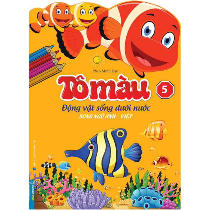 Combo 6 Quyển: Tô Màu Động Vật Dưới Nước