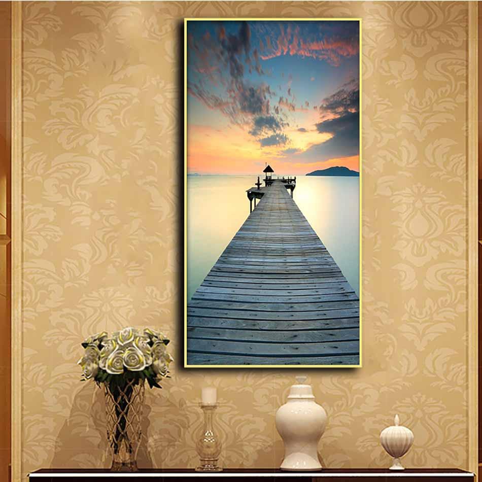 Tranh canvas treo tường Decor Cây cầu tình yêu – DC104