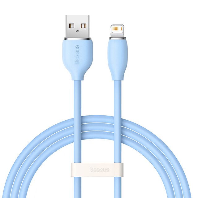 Cáp sạc nhanh USB to iP 2.4A Baseus Jelly Liquid Silica Gel Fast Charging Data Cable- hàng chính hãng