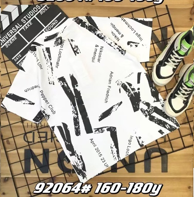 Áo cộc tay bé trai size đại 9-18 tuổi in chữ BEAT, Áo hè cho bé cao cấp vải cotton kiểu dáng thời trang