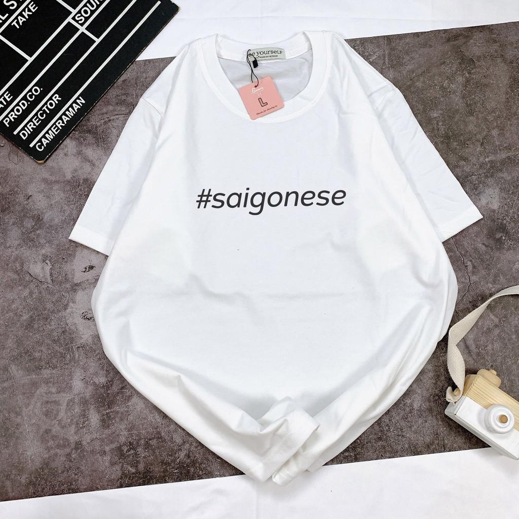- Áo thun tay ngắn Be Yourself unisex size M L XL - #SAIGONESE