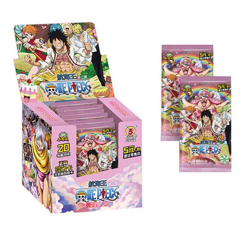 (FULL BOX) Hộp Thẻ Bài Anime One Piece ảnh thẻ nhân phẩm giá rẻ ( hộp 20 pack)