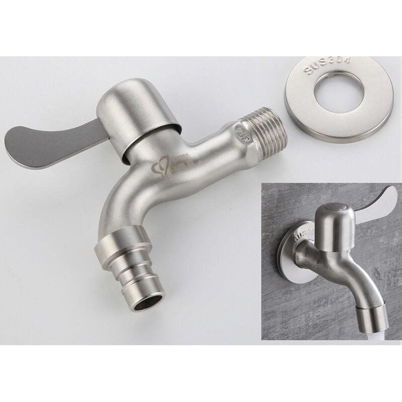 Vòi hồ , vòi xả nước, vòi rửa tay, vòi nước hành lang, vòi máy giặt inox 304 cao cấp