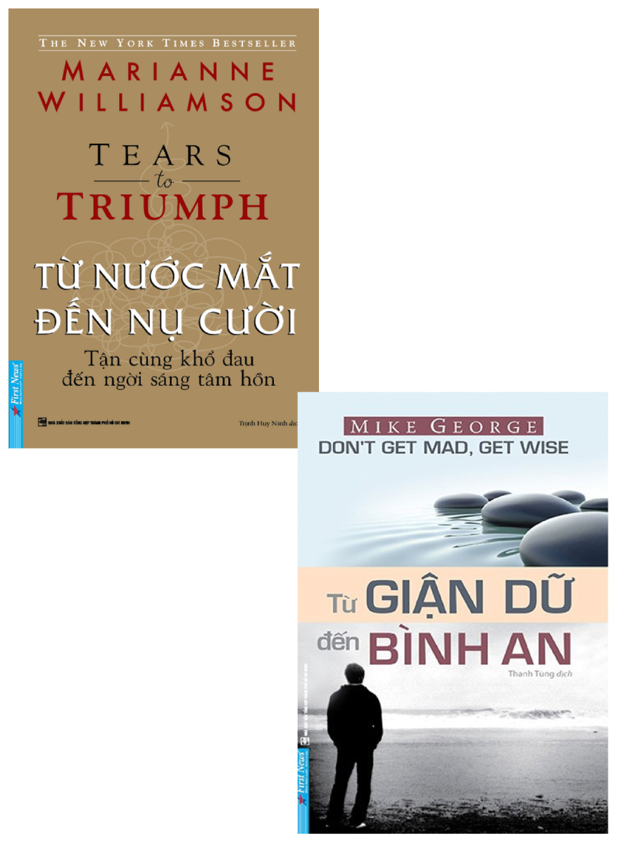 Combo Từ Giận Dữ Đến Bình An + Từ Nước Mắt Đến Nụ Cười (Bộ 2 Cuốn) _FN