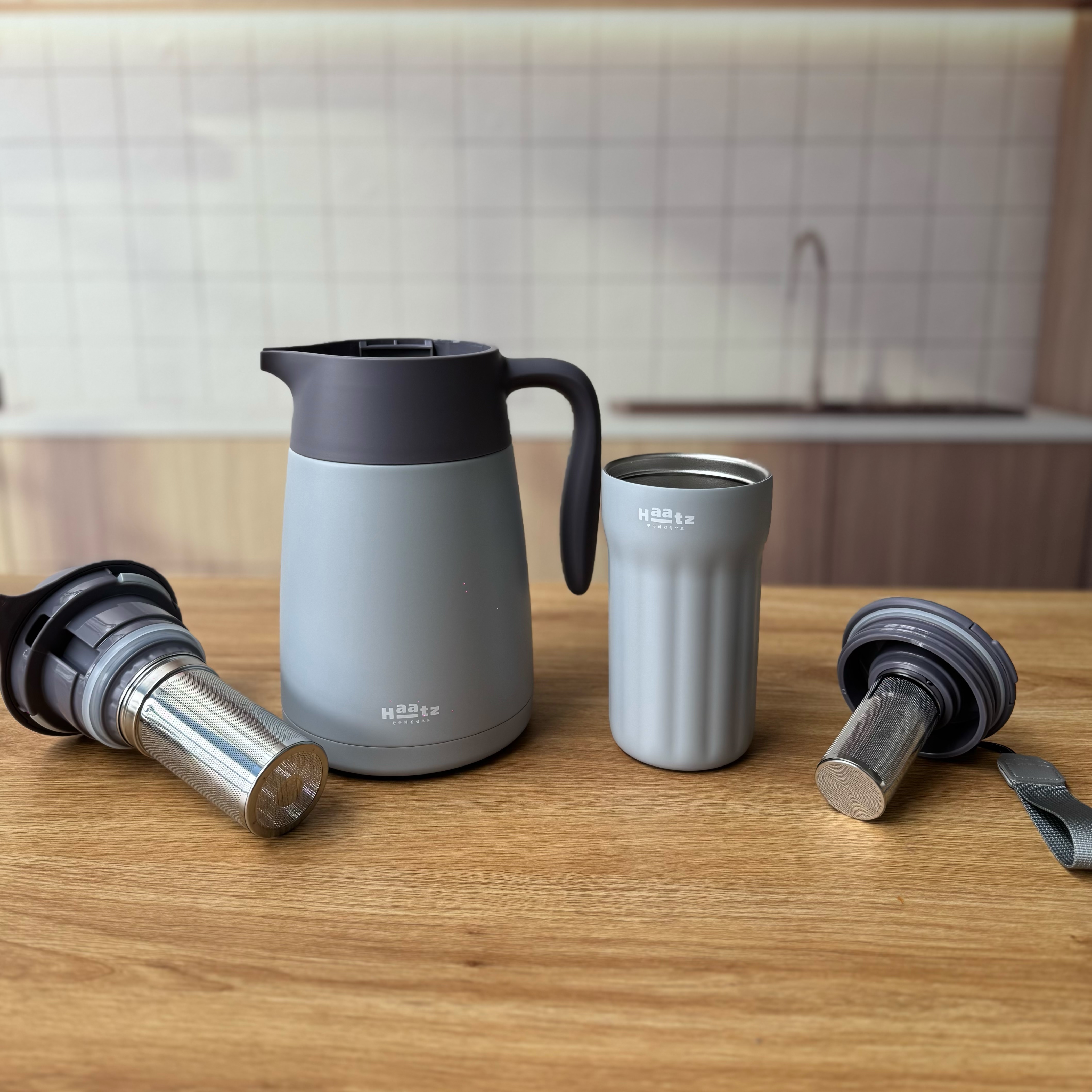 (HOT NEW) Bình Giữ Nhiệt ONGI HAATZ 1,5L HON1500 - Kèm Phiên Lọc, Chất Liệu inox 316, Giữ Nóng Lạnh 24h - Hàng Chính Hãng