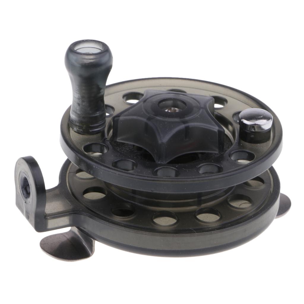 Plastic Fly Fishing Reel Lightweight Rock / Raft / Ice Fishing Reel Wheel