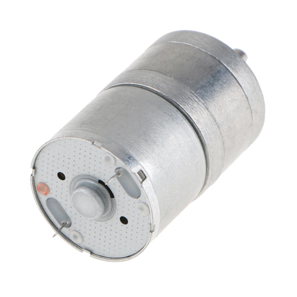 2 High Gear Motor Motor DC 12V Speed Reduction Gearbox 1800RPM