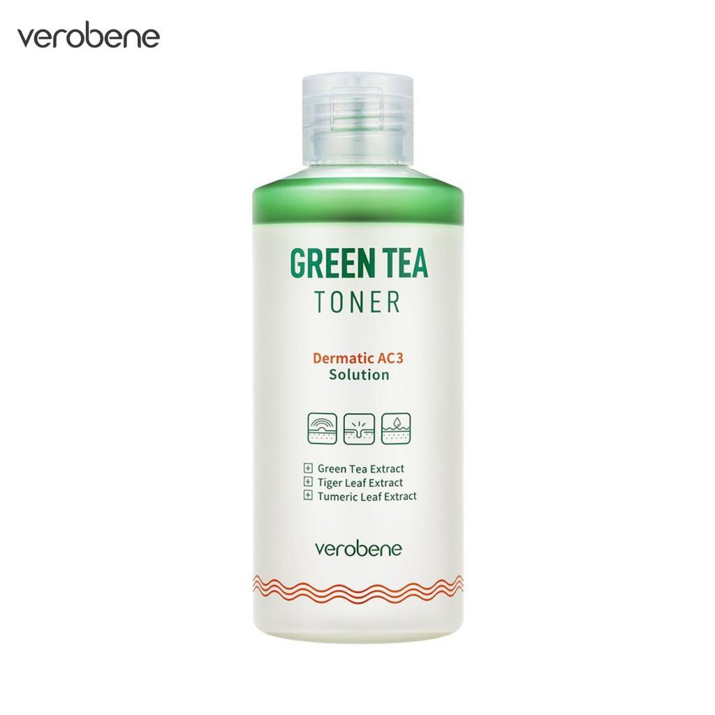 Nước hoa hồng trà xanh Verobene Green Tea Toner 200ml