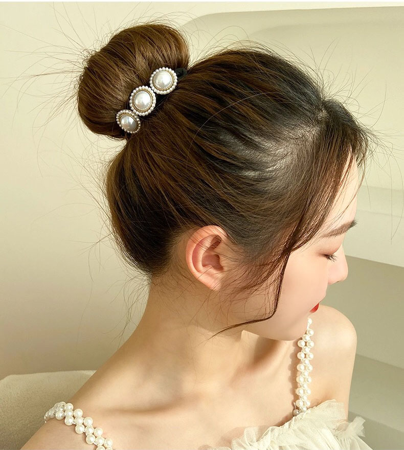 Kẹp búi tóc, kẹp tóc Hàn Quốc quấn tóc đính ngọc trai phong cách Hotgirl cực đẹp SC25