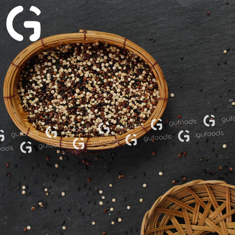 Hạt Quinoa 3 Màu Ăn Kiêng GUfoods 400g - Giảm cân, Eat clean, Giàu lợi ích sức khoẻ