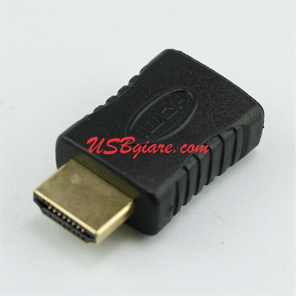 Đầu nối HDMi đực cái - HDMI Male to Female jack【USBgiareCom】