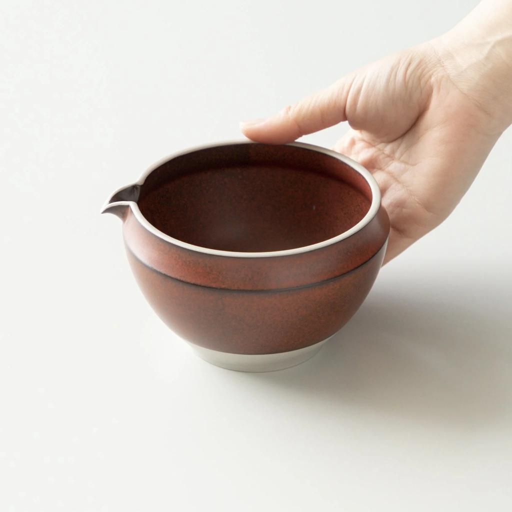 Bát chawan pha trà matcha ORIGAMI Kataguchi (100% Made in Japan)