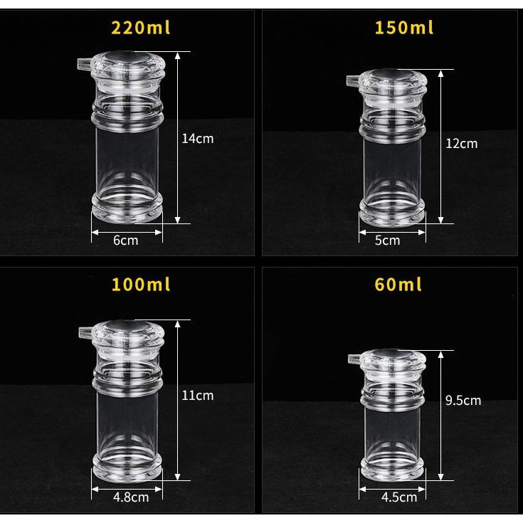 Hủ rót xì dầu, nước mắm, giấm ăn bằng nhựa