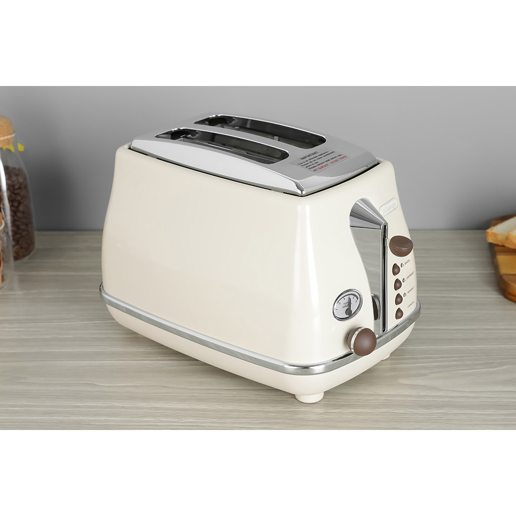 [Nhập CECAMP110KD5 giảm 110K] Máy nướng bánh mì Delonghi CTOV2103 - Hàng chính hãng