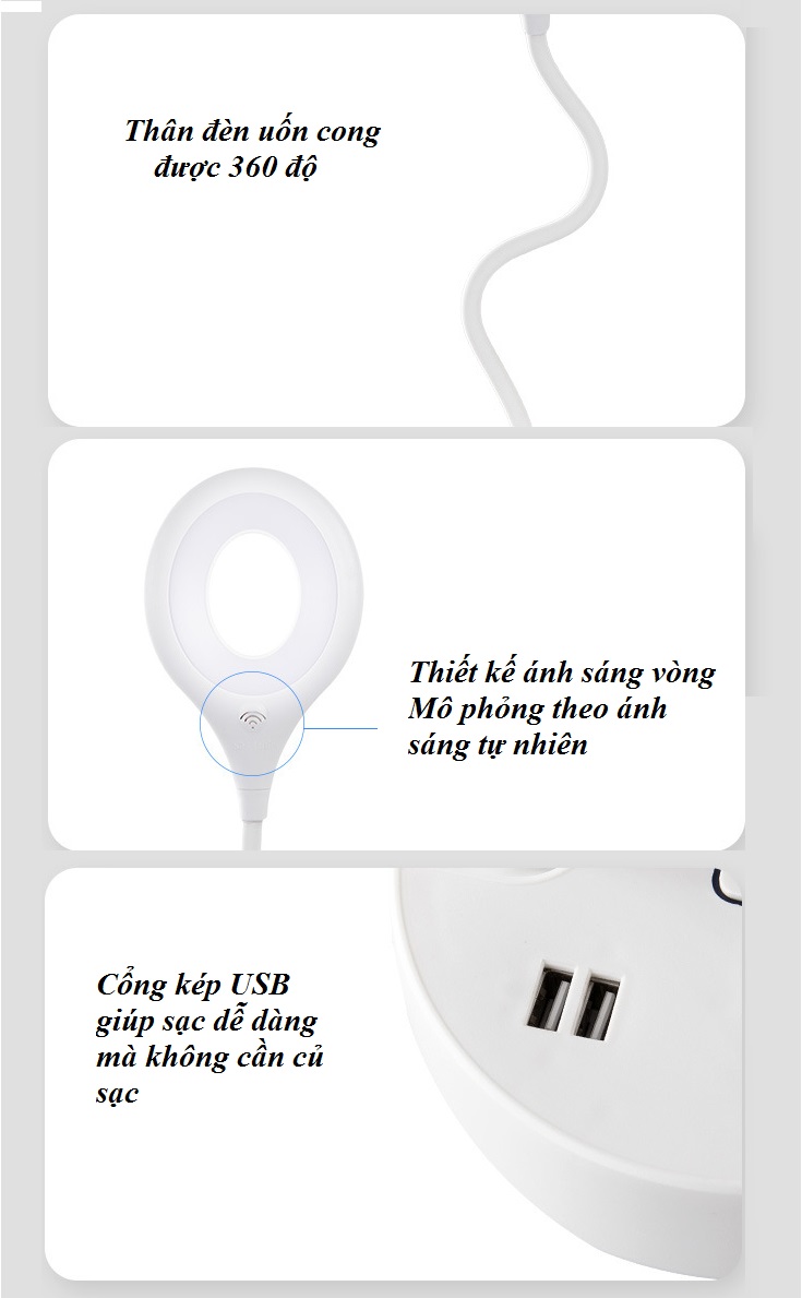 Ổ cắm chống sét đa năng Đ8 Tích hợp 3 ổ cắm điện + 2 cổng USB; có khay để điện thoại, máy tính bảng- Tặng kèm 3 miếng dán siêu chắc