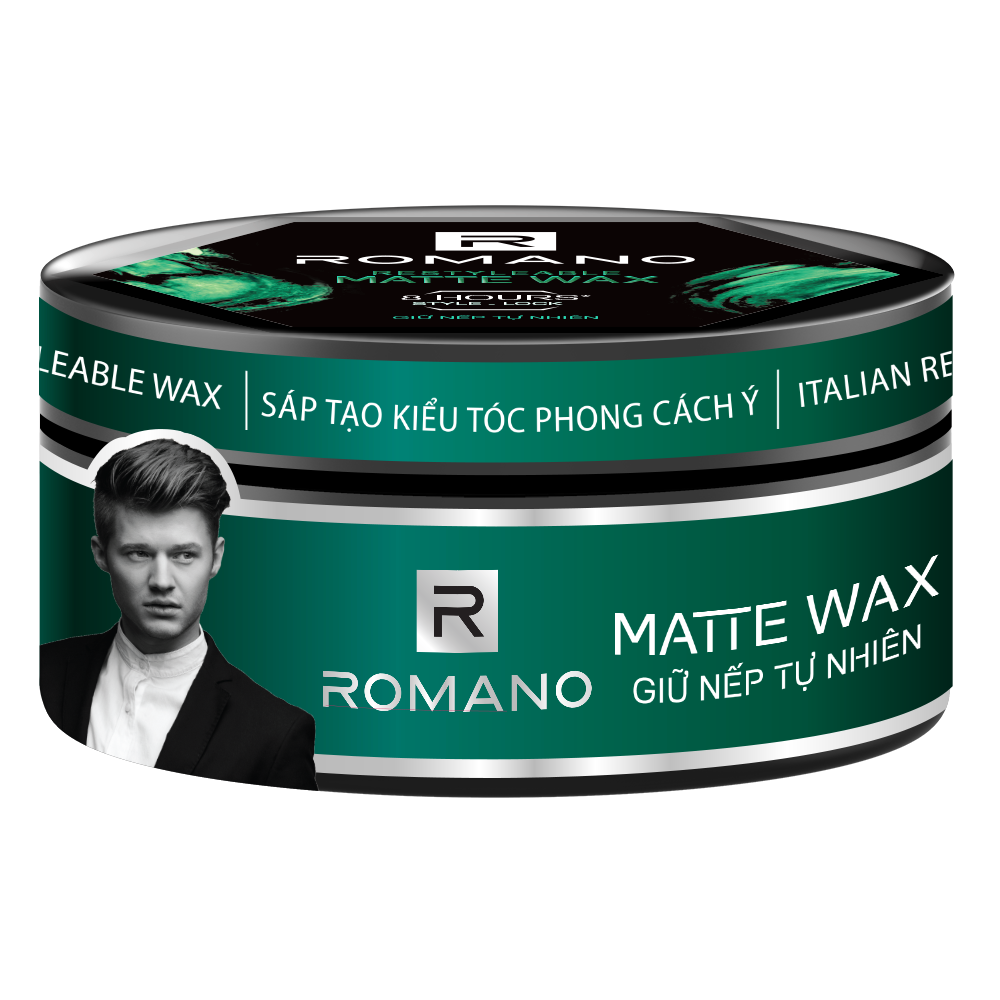 Hình ảnh Sáp tạo kiểu tóc giữ nếp tự nhiên Romano Restyleable Matte Wax 68g/hộp 