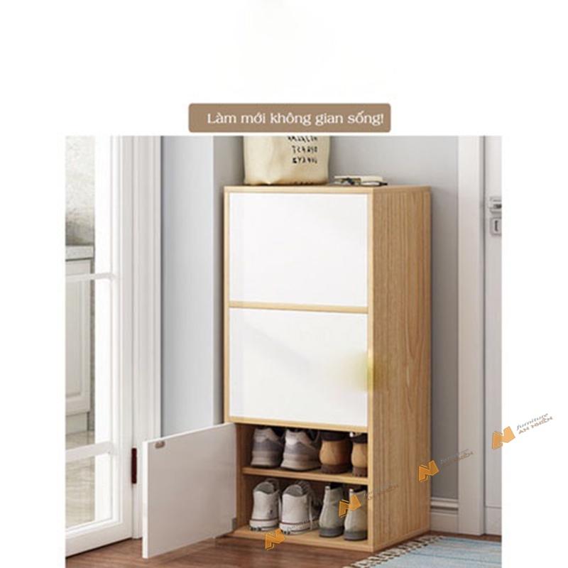 Made in VN-Tủ giày kệ đựng giày 6 tầng - gỗ mdf 17mm công ty Mộc Phát độ bền trên 30 năm AN023