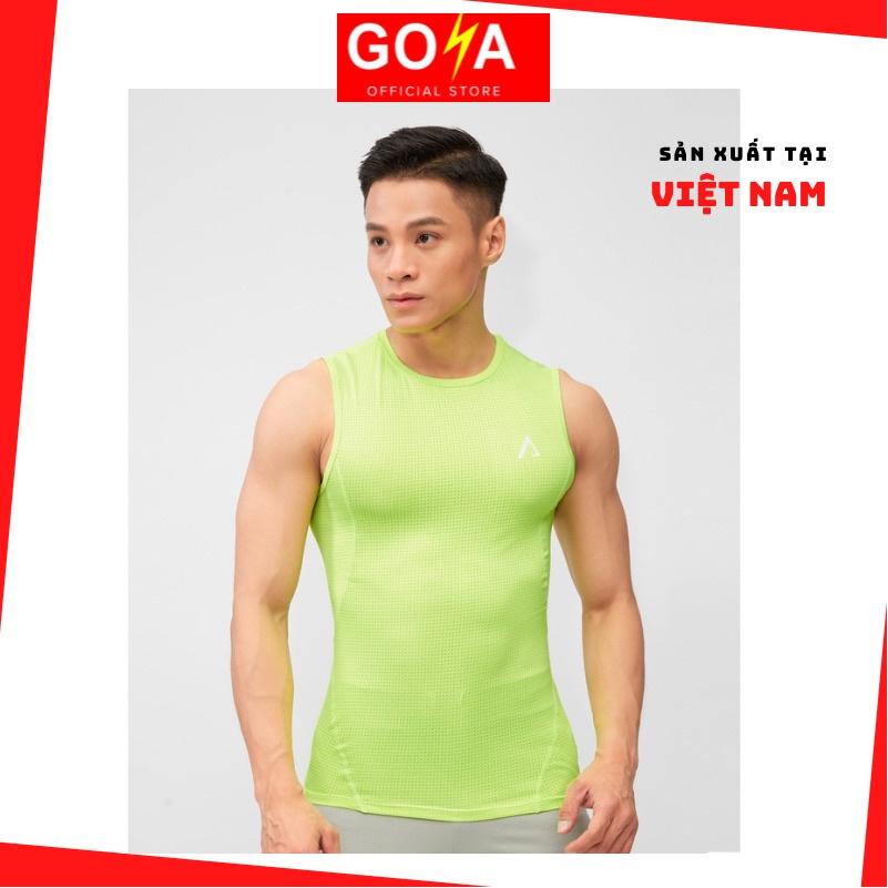 Áo Chạy Bộ Goya 3 Lỗ Body Siêu Nhẹ Thoáng Mát Thấm Hút Mồ Hôi