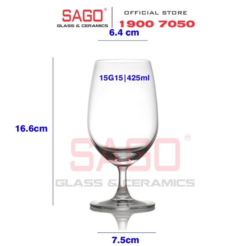 Ly Thủy Tinh Ocean Madison Water Goblet 425ml | 1015G15 , Nhập Khẩu Thái Lan