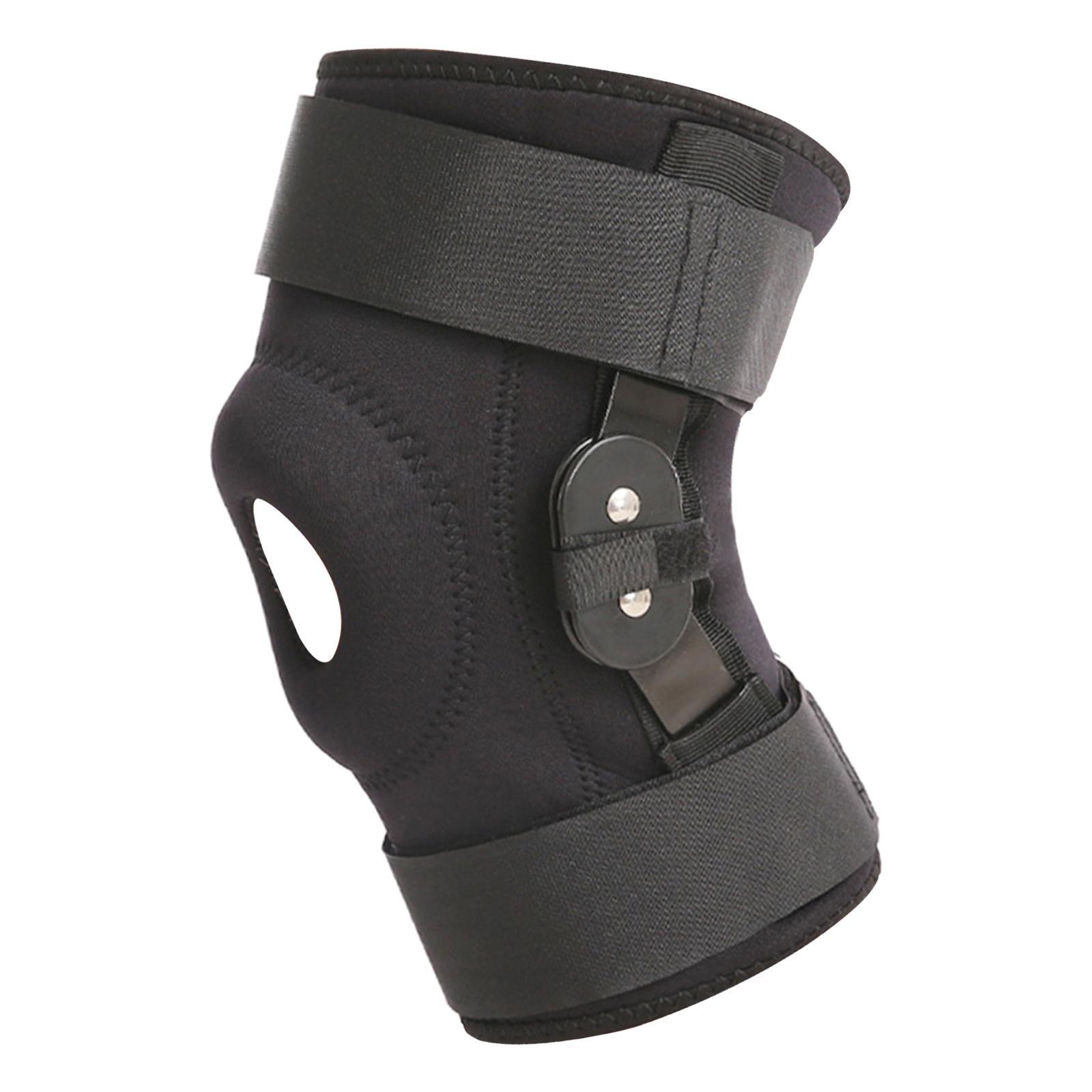 1Pc Support Brace Pads Booster  Squat Kneepad Wrap Black S