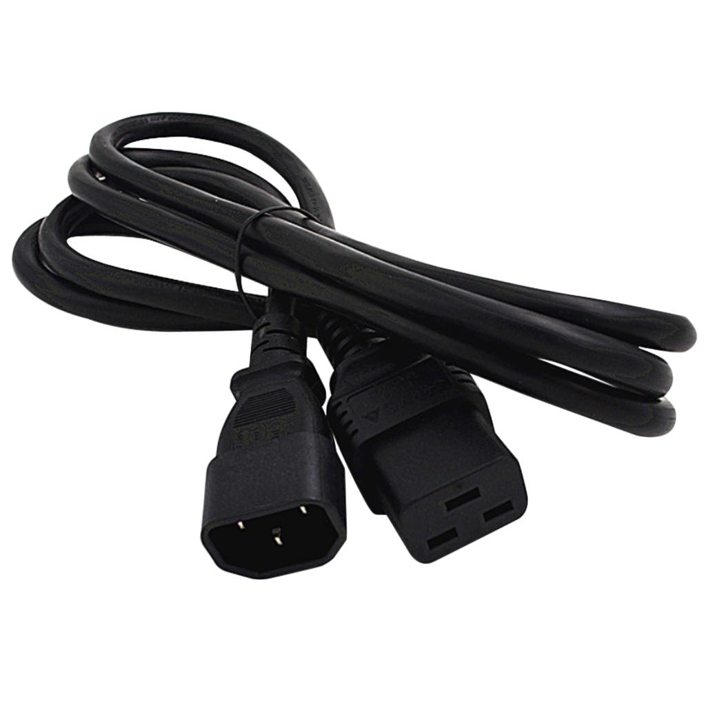 13ft IEC320 C14 To C19 Power Extension Cable Cord For PDU/UPS Converter