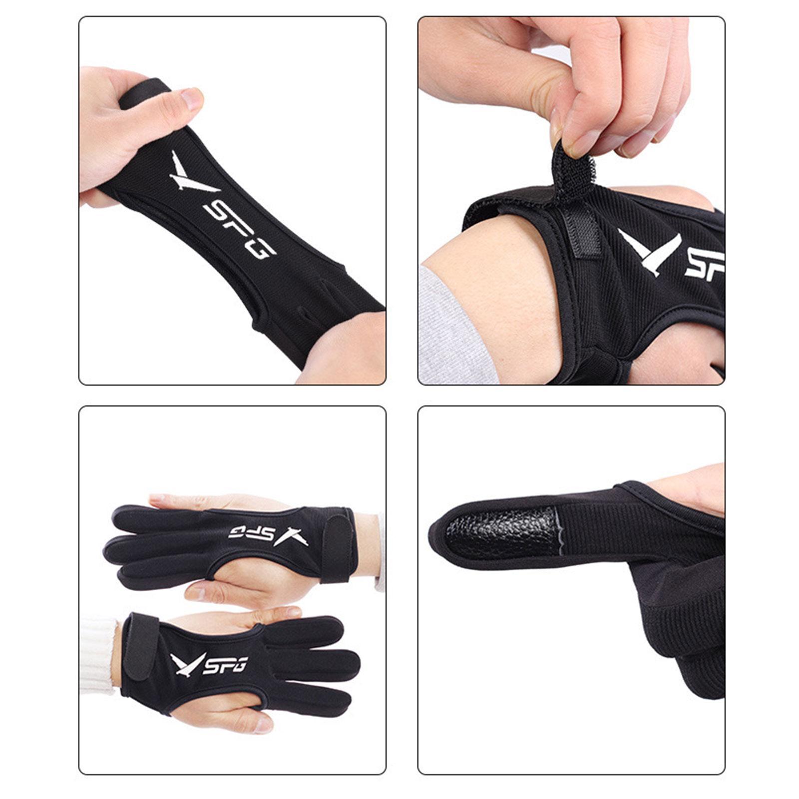 Leather Gloves Recurve Compound Bow Accessories M