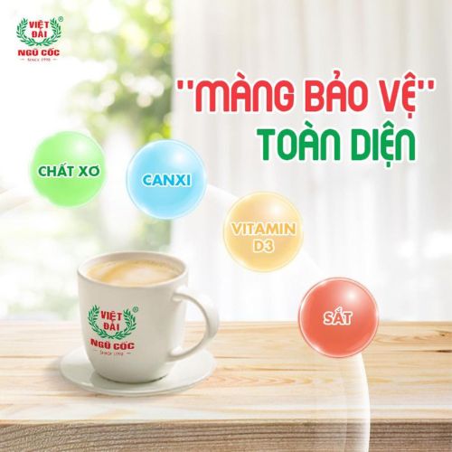 Bột Ngũ Cốc Ăn Kiêng VIỆT ĐÀI Không Đường Cung Cấp Đầy Đủ Dinh Dưỡng Cho Người Giảm Cân Túi 400gam