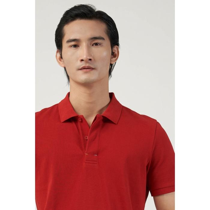 ÁO POLO NAM TAY NGẮN PHỐI CHỈ MÀU FORM FITTED - 10F22POL005 | LASTORE MENSWEAR