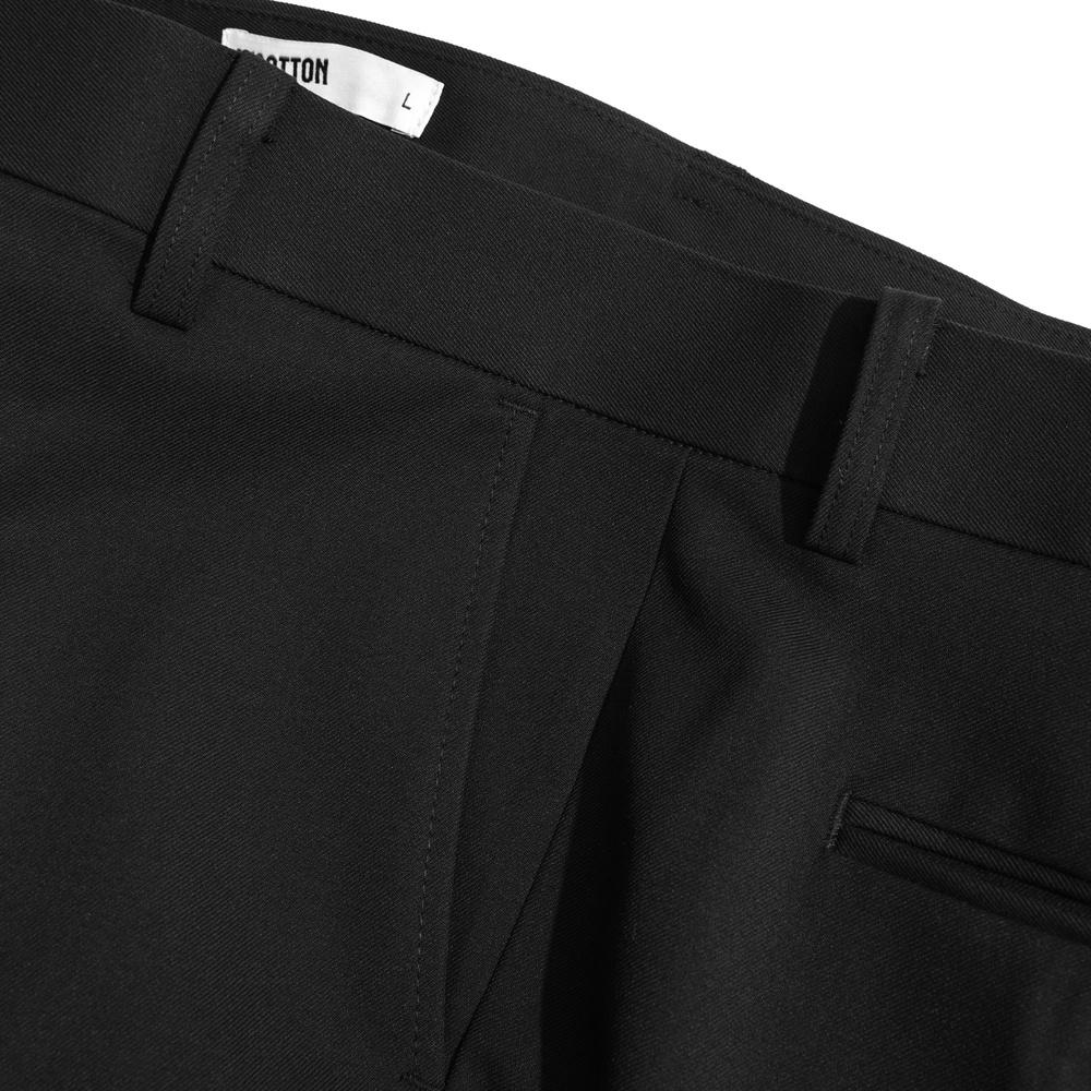Quần Tây Dài Nam Màu Đen BY COTTON Trouser Basic Black 02